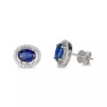 ZEN Diamond Ohrstecker Weissgold ONE Size