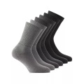 Rohner Sport 3er Pack Socke (Größe 42, 43, 44, Grau)