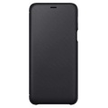 Samsung Galaxy A6 Plus (2018) Flip Wallet Cover Tasche Schwarz (EF-WA605CBEGWW)