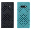 2er Set Samsung Galaxy S10e Pattern Cover Hülle Hardcase Schwarz / Grün (EF-XG970CBEGWW)