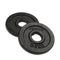 Hantelscheibe 2 Stk. Unisex Schwarz 500g