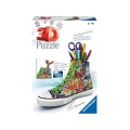 Ravensburger, Ravensburger 3D Puzzle Sneaker Graffiti, 108 Teile