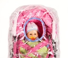 Heless Puppen-Accessoire REGENSCHUTZ FÜR PUPPENWAGEN in transparent
