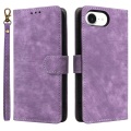 Cover-Discount - iPhone 16e Ledertasche mit RFID Blocker, Violett