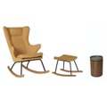 Adult Schaukelstuhl Mit Hocker Und Beistelltisch Saffran Unisex