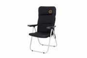 Klappbarer Komfort-campingstuhl - O'camp - Multiposition Unisex Schwarz Leicht 105cm