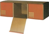 BIELLA Archivbox Deporama A4 26830000 braun 3 Fächer