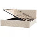 Bett mit Lattenrost aus Samtstoff Modern ROCHEFORT Bett mit Lattenrost aus Samtstoff Modern ROCHEFORT
