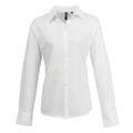 Oxfordbluse Bluse Arbeitshemd, Langärmlig Damen Weiss 46