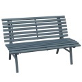 Outsunny - Gartenbank, One Size, Blau