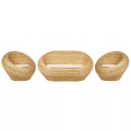Beliani - Garten Lounge aus Rattan  MAIORI, One Size, Nude
