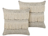 Kissen 2er Set aus Baumwolle Boho IRESINE Kissen 2er Set aus Baumwolle Boho IRESINE