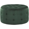 Pouf aus Samtstoff Glamourös TAMPA Pouf aus Samtstoff Glamourös TAMPA