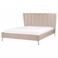 Bett mit Lattenrost aus Samtstoff Modern MIRIBEL Bett mit Lattenrost aus Samtstoff Modern MIRIBEL