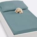 LA REDOUTE INTERIEURS, La Redoute Intérieurs - Fixleintuch Kumla für Babybetten, 70x140 cm, Blau