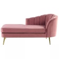 Chaiselongue aus Samtstoff Klassisch ALLIER Chaiselongue aus Samtstoff Klassisch ALLIER