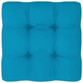 vidaXL Palettensofa-Kissen Blau 80x80x12 cm
