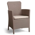 Allibert, Allibert Gartenstuhl Miami Cappuccino-Braun 216833