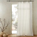 AM.PM, Vorhang Scala Aus Leinen Unisex Weiss 140x220cm