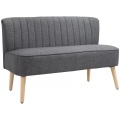HOMCOM - Sofa, One Size, Grau