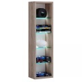 Holz CD DVD Standregal Bücherregal Aufbewahrung Deko Regal Glas Rasato L Holz CD DVD Standregal Bücherregal Aufbewahrung Deko Regal Glas Rasato L