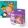 dodo Puzzle zum Ausmalen 2in1 Rentier 16 Teile, 36M+