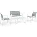 Garten Sitzgruppe Arent weiss (4-teilig)