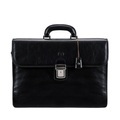 Maxwell Scott Paolo - Leder-Aktentasche in Schwarz M