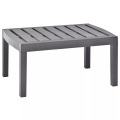 vidaXL Gartentisch Mokka 78×55×38 cm Kunststoff