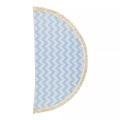 L'Anse - Badetuch Zig Zag, One Size, Himmelblau