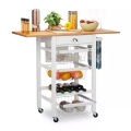 B2X, B2X - Küchenwagen mit klappbarer Arbeitsplatte, 84.5X124X51CM