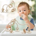 Activity-board - Beißring Babyspielzeug, Hochstuhl Silikon Beißspielzeug mit Saugnapf, One Size, Beige