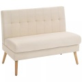 HOMCOM - Sofa, One Size, Beige