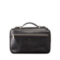Maxwell Scott Cascina - Leder-Kosmetikkoffer in Schwarz