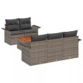 VidaXL - Modulares sofa poly-rattan, One Size, Grau