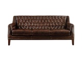 Vente-unique, Ledersofa 3Sitzer COLBERT Ledersofa 3Sitzer COLBERT