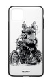 iPhone 12 / 12 Pro - Cover Schwein Biker