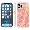 iPhone 13 Pro - Softes Silikon Gummi Case Marble