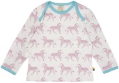 Loud and Proud, Shirt Druck Zebra Aster Mädchen Rosa 86/92