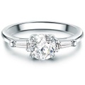 Damen Ring Damen Silber 58
