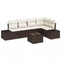 VidaXL - Outdoor-sofa poly-rattan, One Size, Braun