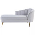 Chaiselongue aus Samtstoff Klassisch ALLIER Chaiselongue aus Samtstoff Klassisch ALLIER