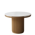 Tikamoon, Runder Tisch aus Metall und Terrazzo 46 Personen Isaure Runder Tisch aus Metall und Terrazzo 46 Personen Isaure