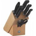 Zwilling, Zwilling - Vier Sterne Messerblock, natur, 8-tlg.