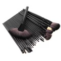 24x Make-up-pinsel - Schwarz Unisex ONE SIZE