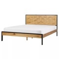 Bett mit Lattenrost aus MDF-Platte Klassisch ERVILLERS Bett mit Lattenrost aus MDF-Platte Klassisch ERVILLERS