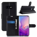 Galaxy S10e - Leder Etui Hülle mit Kartenfächern