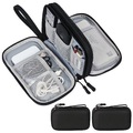 2 Stück Kabeltasche, Kabel Organizer Tasche, Kabeltasche Organizer Unisex Schwarz 15
