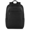 Piquadro Black Square Laptop-Rucksack in Schwarz