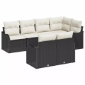 VidaXL - Garten-sofa-set poly-rattan, One Size, Schwarz